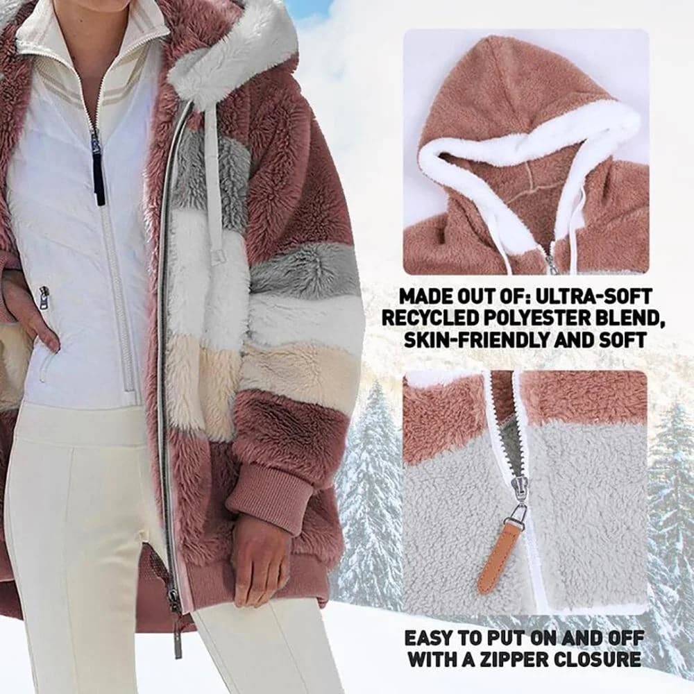 Cozy Luxe Women's Sherpa Jacket