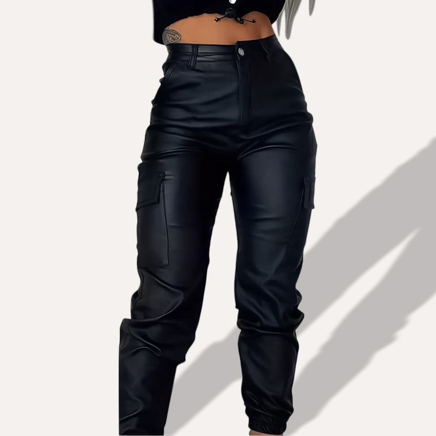 Raven | High-Waisted Cargo Pants