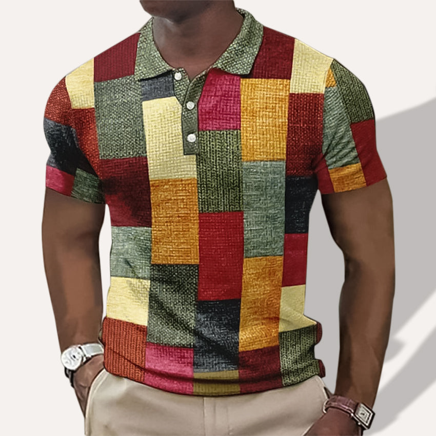 Mosaic | Patchwork Polo Shirt