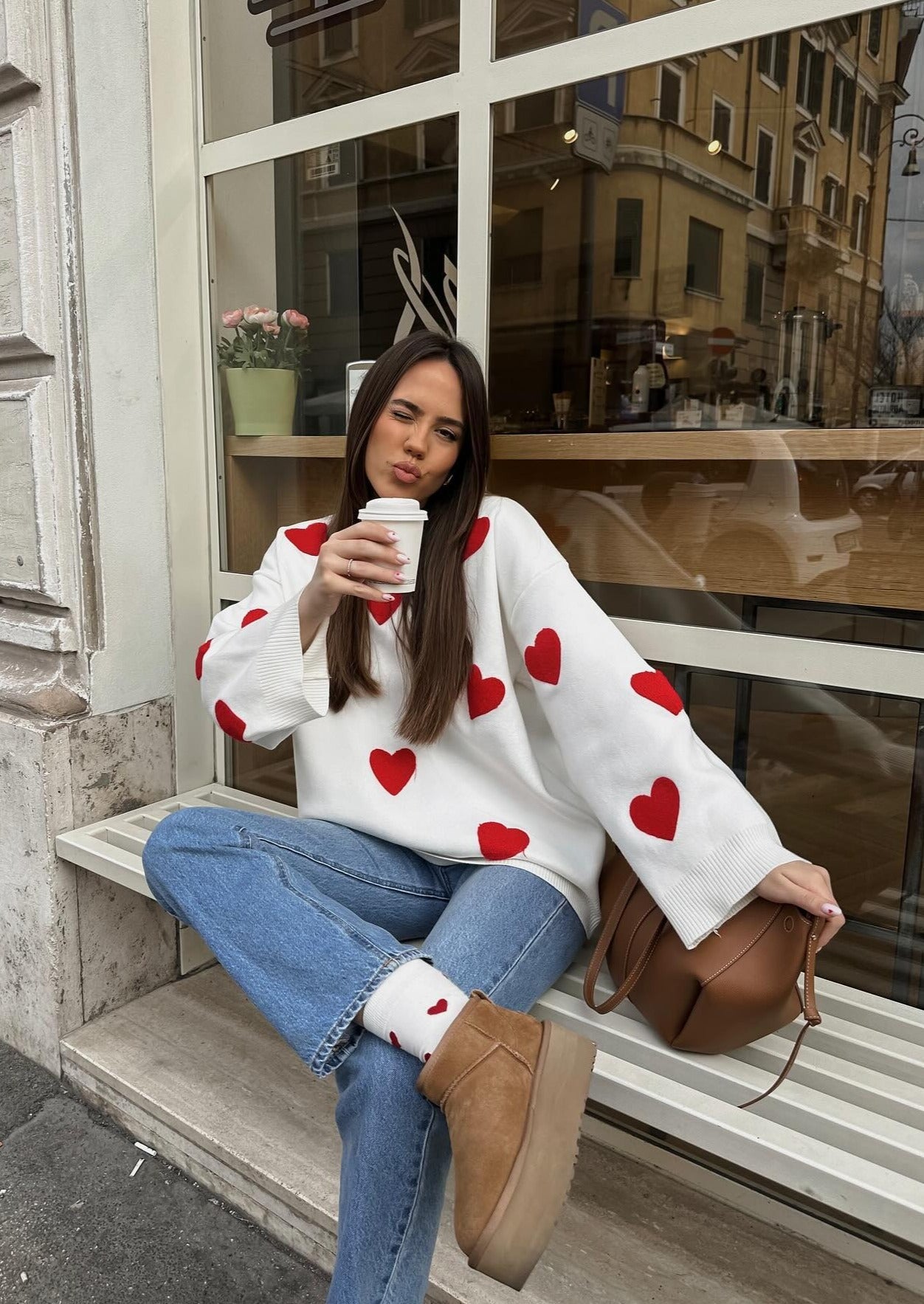 Sofie | Cozy Heart Sweater