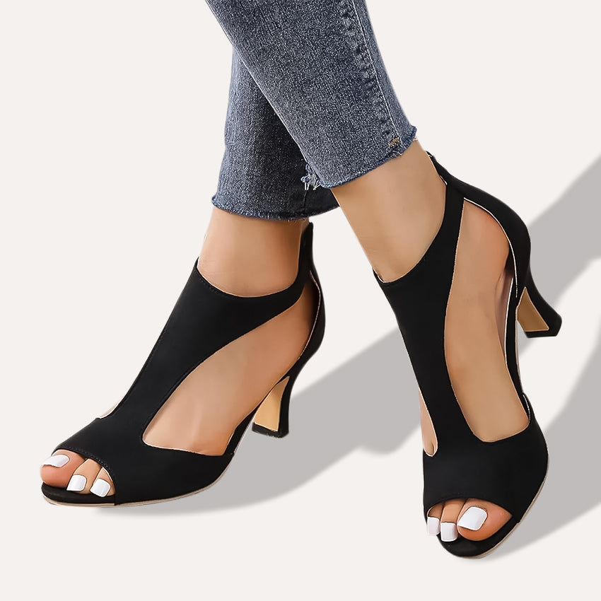 Elise 1+1 | Elegant Cutout Heels