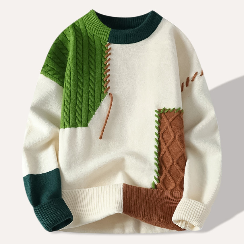 Arthur | Harmony Patchwork Sweater