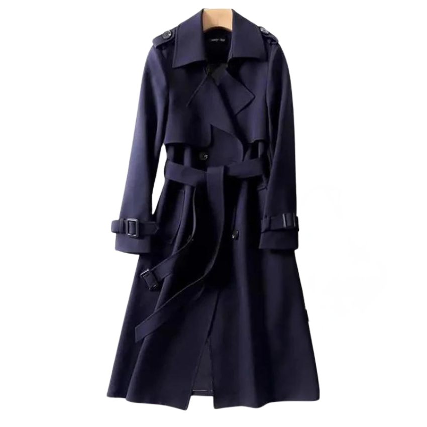 Belted Winter Trench Coat