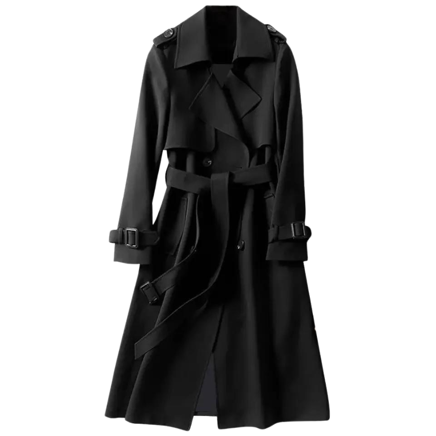 Belted Winter Trench Coat