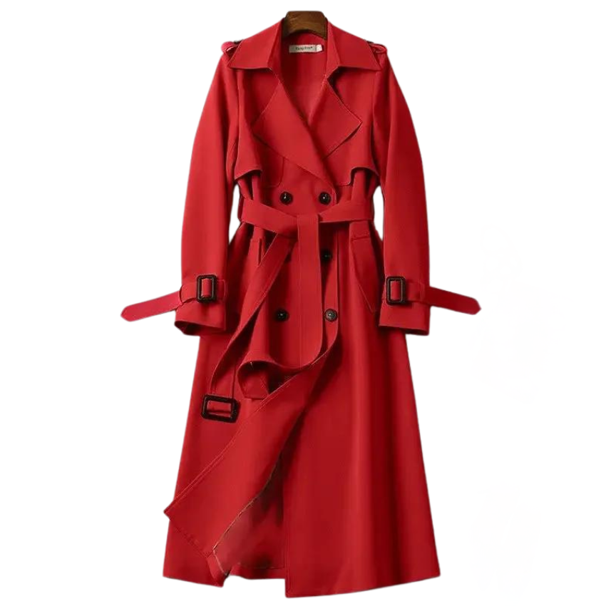 Belted Winter Trench Coat