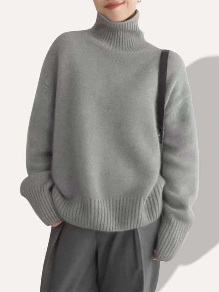 Eva | Luxurious Cashmere Turtleneck Sweater