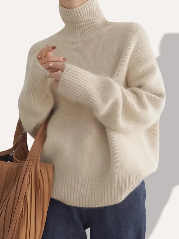 Eva | Luxurious Cashmere Turtleneck Sweater