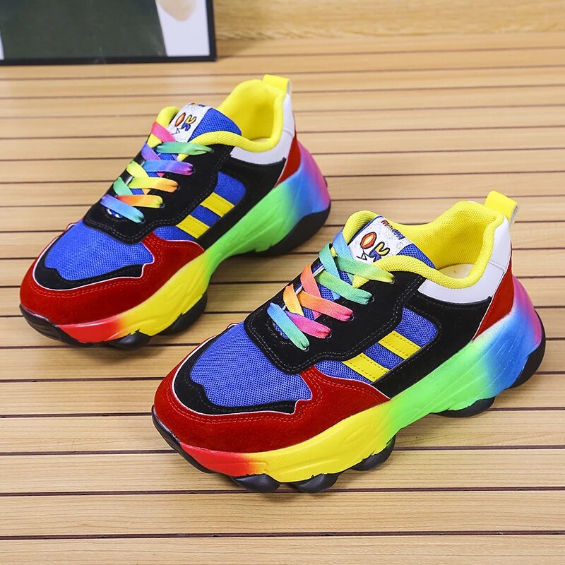 Aurora | Women's Rainbow Comfort Sneakers