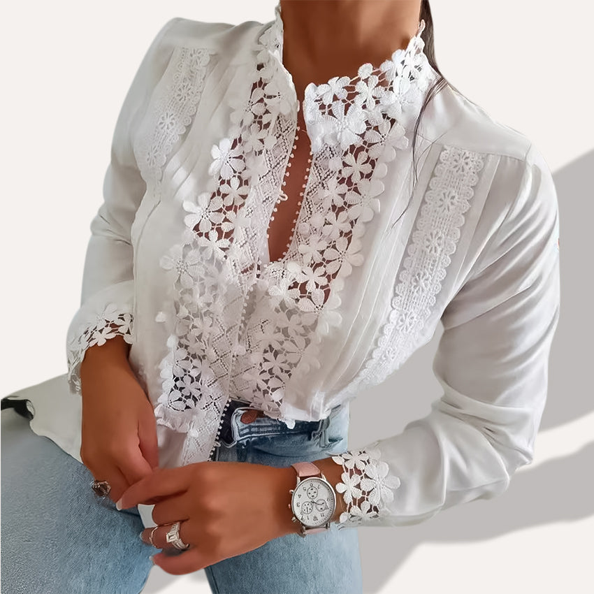 Evelyn | Elegant Lace Blouse