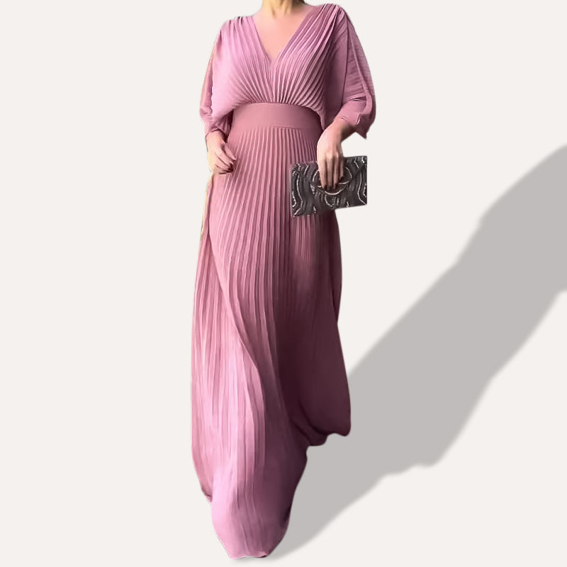 Pia | Floating Ribbed Maxi Dress