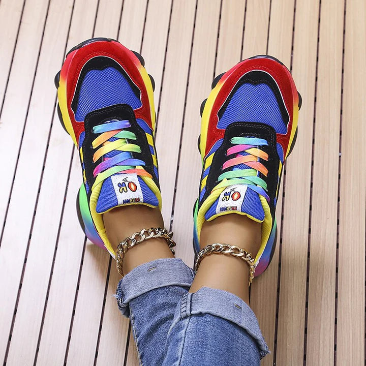 Aurora | Women's Rainbow Comfort Sneakers