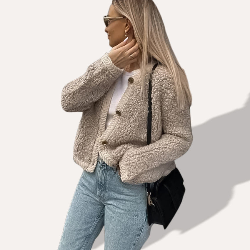 Chloe | Cozy Sherpa Jacket