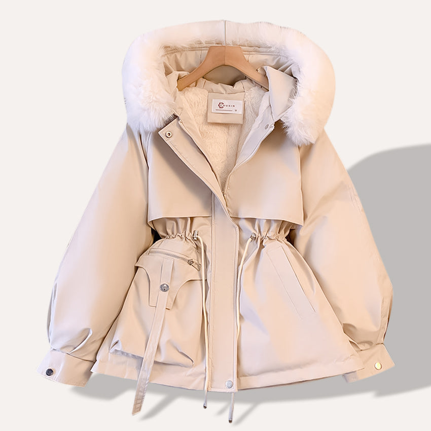 Fur-Lined Windbreaker Parka