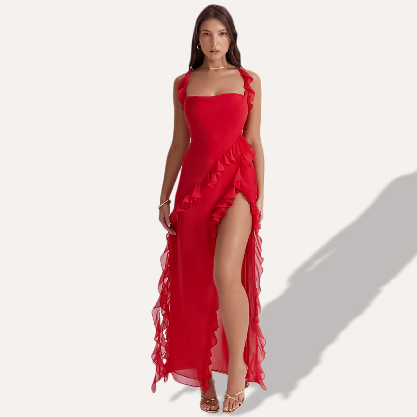 Ariel | Elegant Slit Maxi Dress