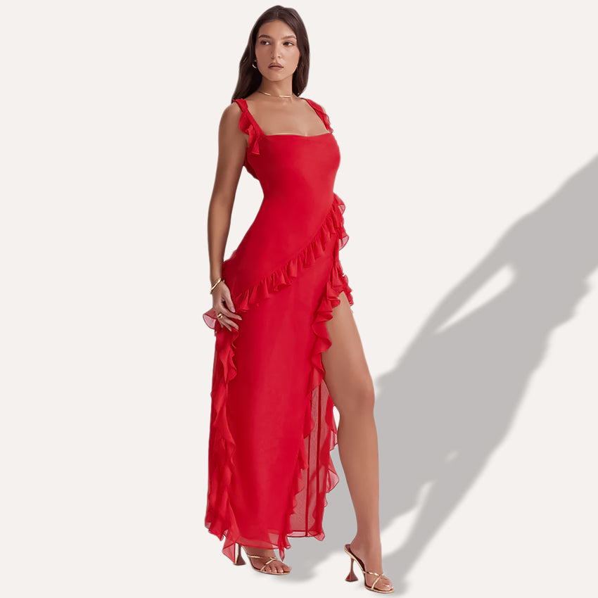 Ariel | Elegant Slit Maxi Dress