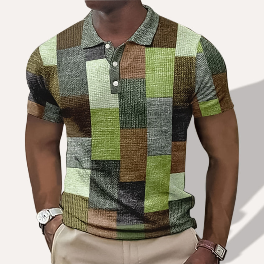 Mosaic | Patchwork Polo Shirt